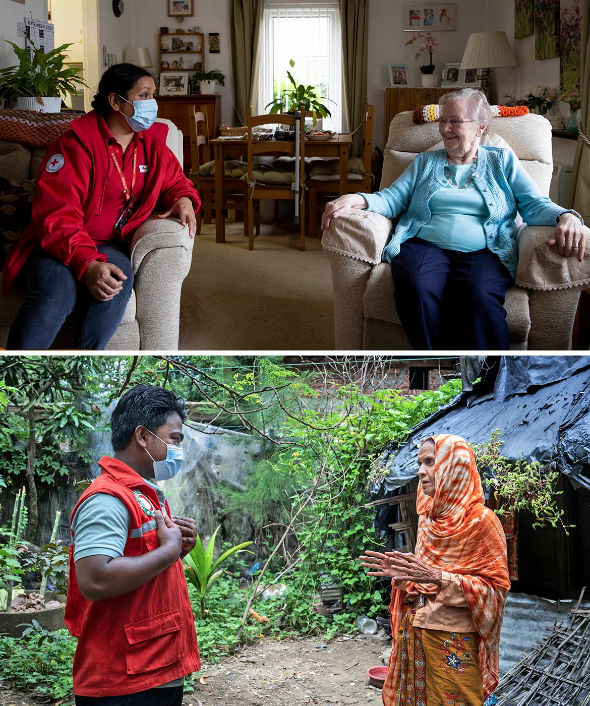 British Red Cross on the ground in the UK and around the world 